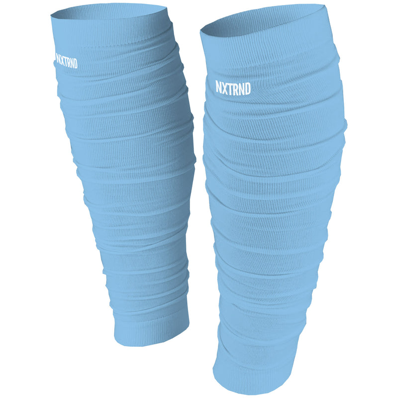 Load image into Gallery viewer, Football Leg Sleeves Light Blue

