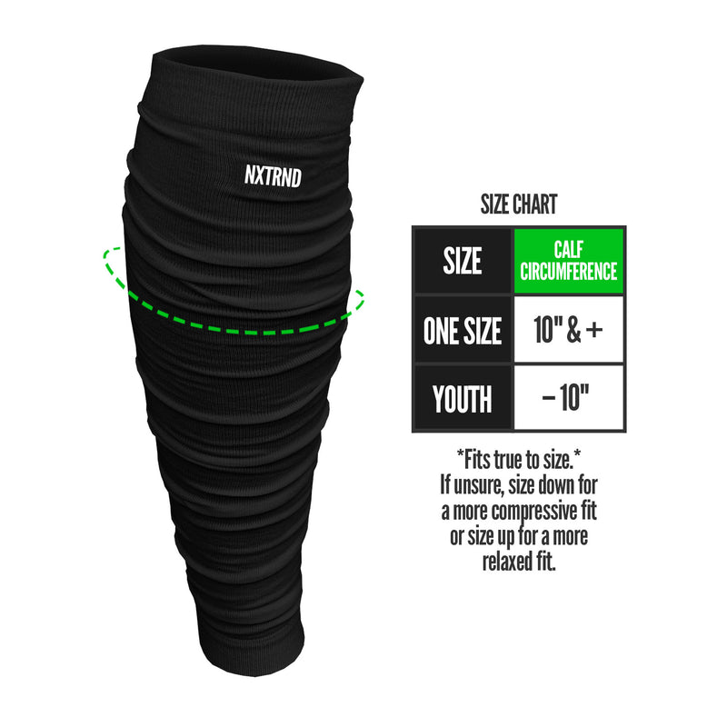 Load image into Gallery viewer, NXTRND Football Leg Sleeves Black
