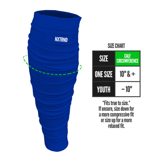 Nxtrnd Football Leg Sleeves - Calf Compression Sleeve Men & Boys
