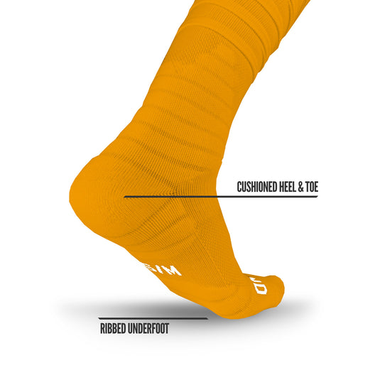NXTRND XTD® Scrunch Football Socks Yellow