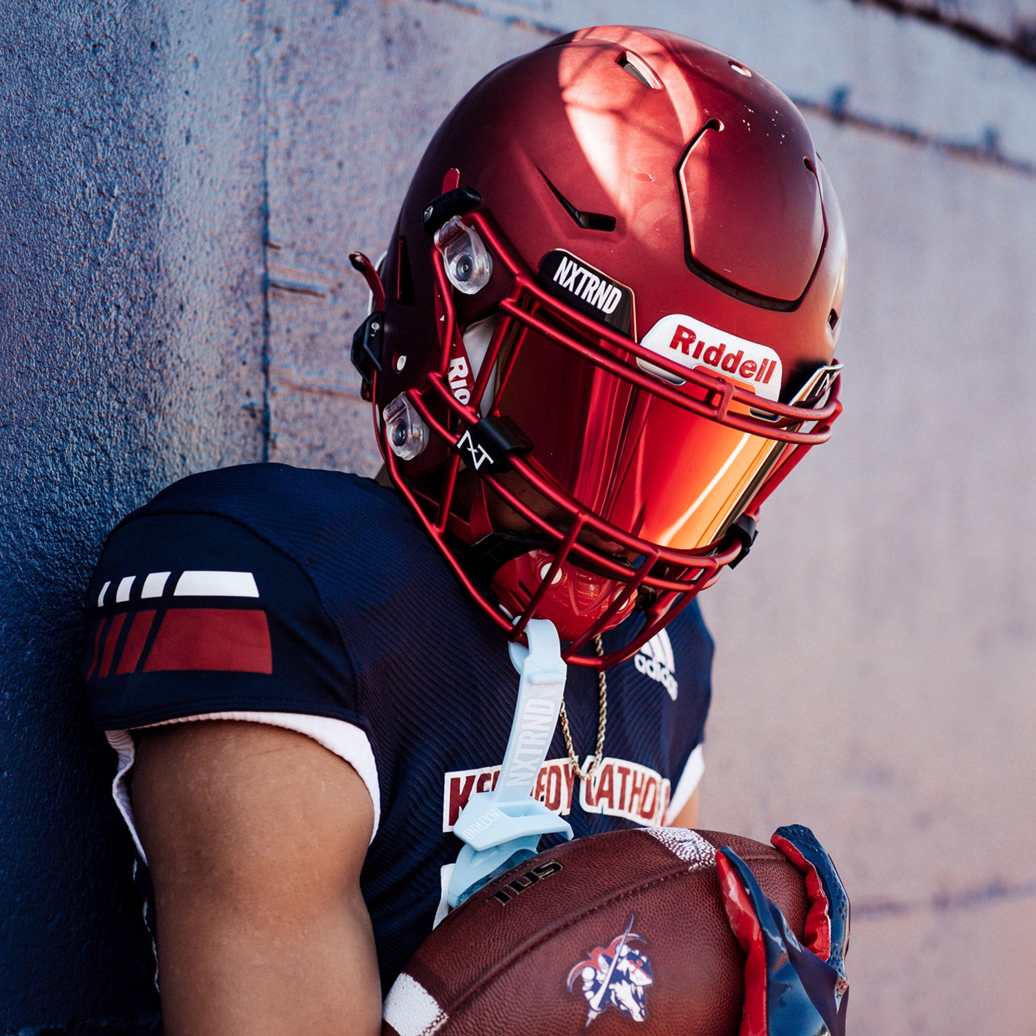 NXTRND VZR1® Football Visor Red